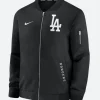 LA Dodgers Dugout Bomber Jacket Front Image
