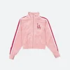 LA Dodgers Womens Pink Track Jacket