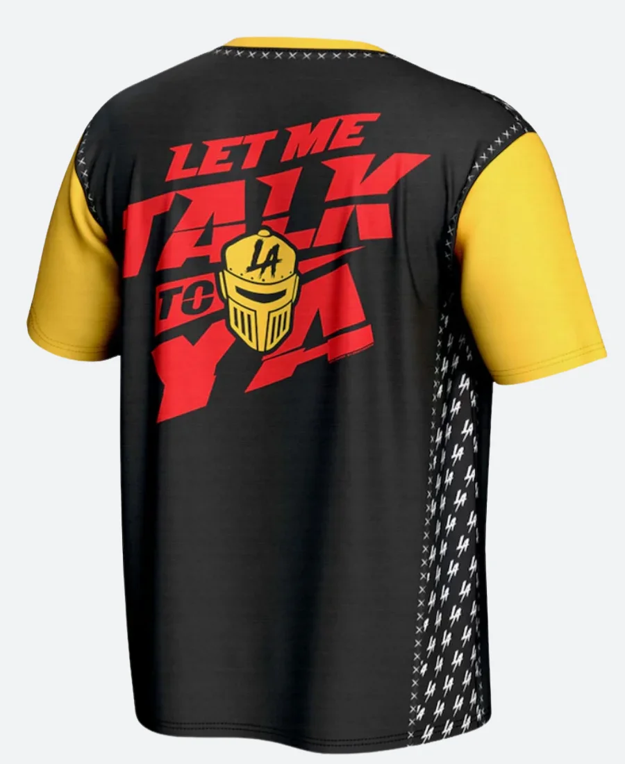 LA Knight Vest T-Shirt Back Image