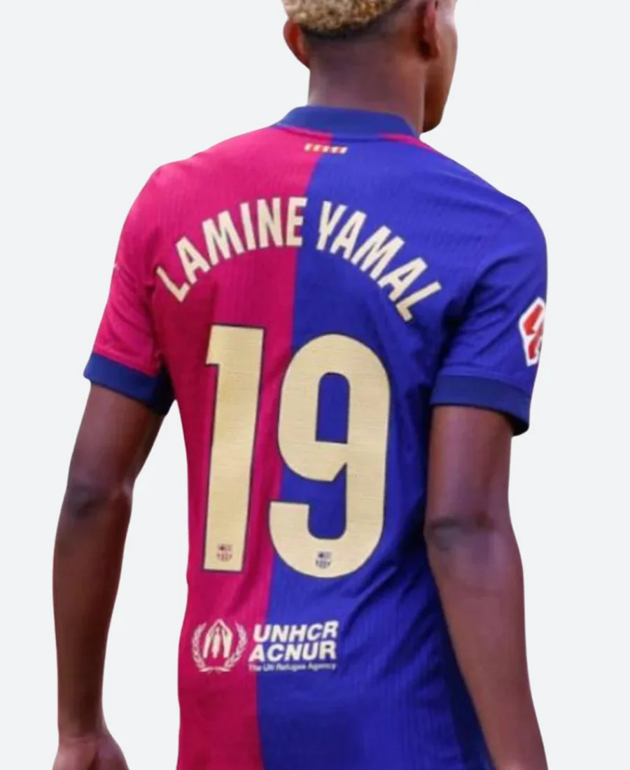 Lamine Yamal Cactus Jack Jersey Back Image