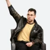 Late Night With Seth Meyers Show Jack Antonoff Leather Jacket Zoom Image