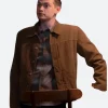 Law and Order Organized Crime S05 Stabler Jr. Suede Leather Jacket