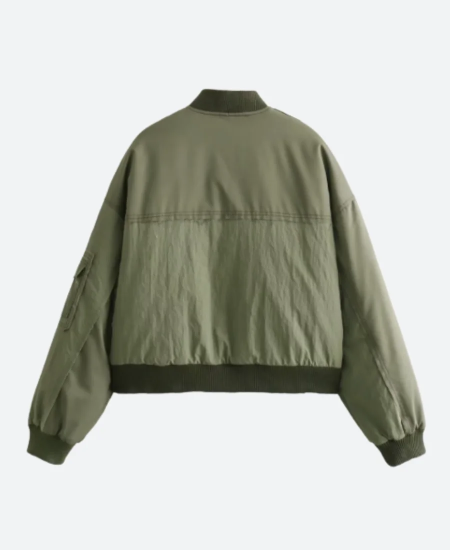 Leverage Redemption S03 Parker Bomber Jacket Back Image
