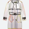 Lily Collins Emily in Paris Emily Cooper Transparent Coat