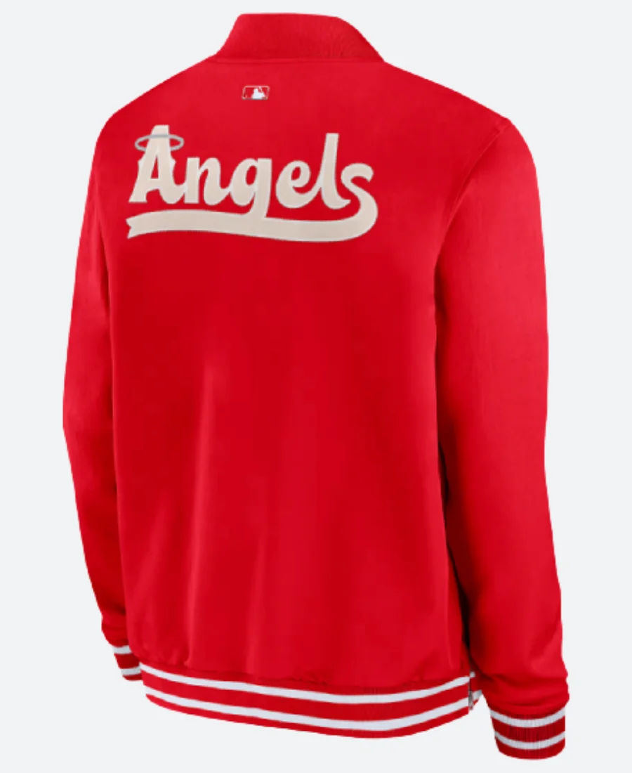 Los Angeles Angels City Connect Bomber Jacket Back Image