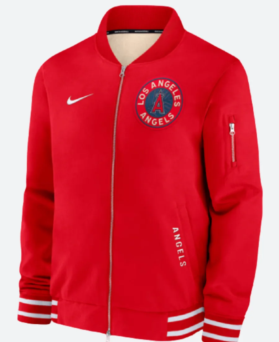 Los Angeles Angels City Connect Bomber Jacket Front Image