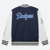 Los Angeles Dodgers Washed Varsity Jacket Back Image