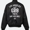 Los Angeles Dodgers X GR8 Black Varsity Jacket Back Image