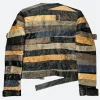 Maison Margiela Belt Leather Jacket Back Image