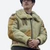 Masters Of The Air Maj. John Bucky Egan B3 Shearling Leather Jacket