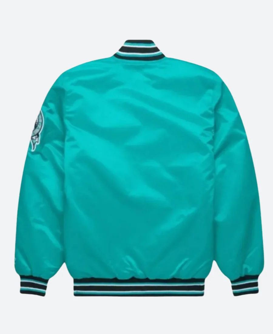 Miami Marlins Varsity Jacket Back Image