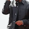 Michael B. Jordan Leather Jacket Close UP Image