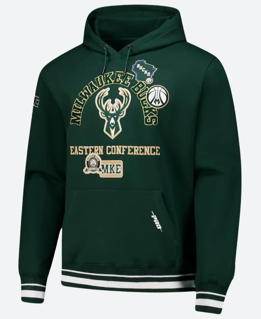 Milwaukee Bucks Pullover Hoodie Front Image