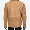 Mission Impossible Dead Reckoning Gabriel Suede Leather Jacket Baxck Image