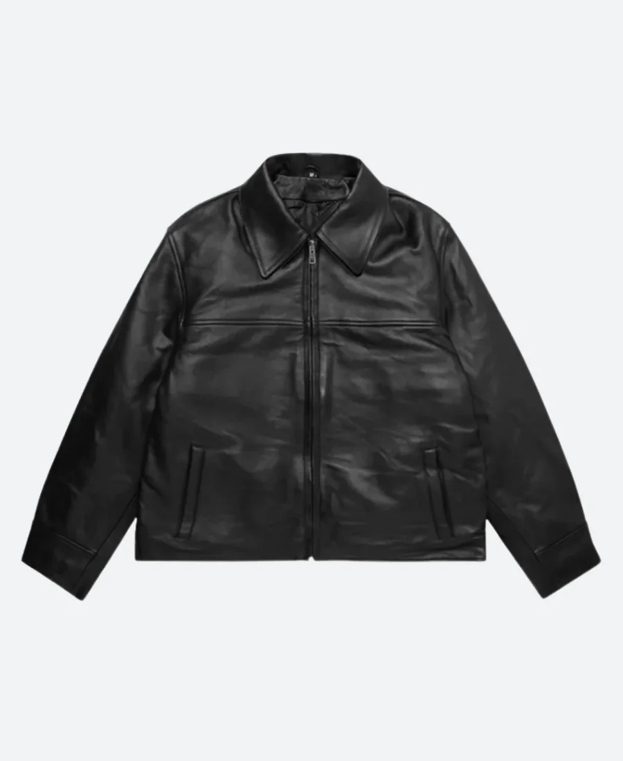 Mutimer Leather Jacket Front Image