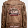 NHSFR 2025 Contestant Leather Jacket Back IMage