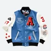 NY Bradley Cooper The Answer Letterman Basketball Varsity Jacket Front Image