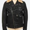 NY Times Dealbook Summit 2023 Elon Musk Shearling Leather Jacket Front Image