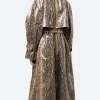 NYC Selena Gomez Trench Coat Back Image