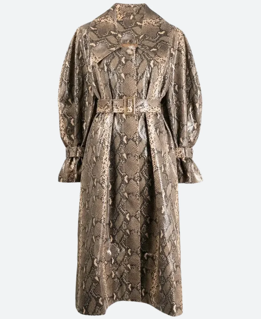 NYC Selena Gomez Trench Coat Back Image