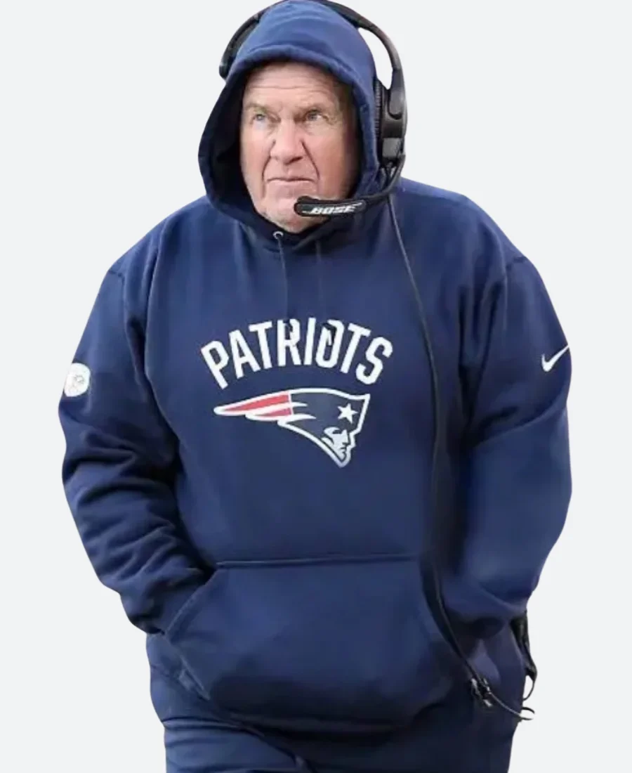 New England Patriots Bill Belichick Hoodie Front Image