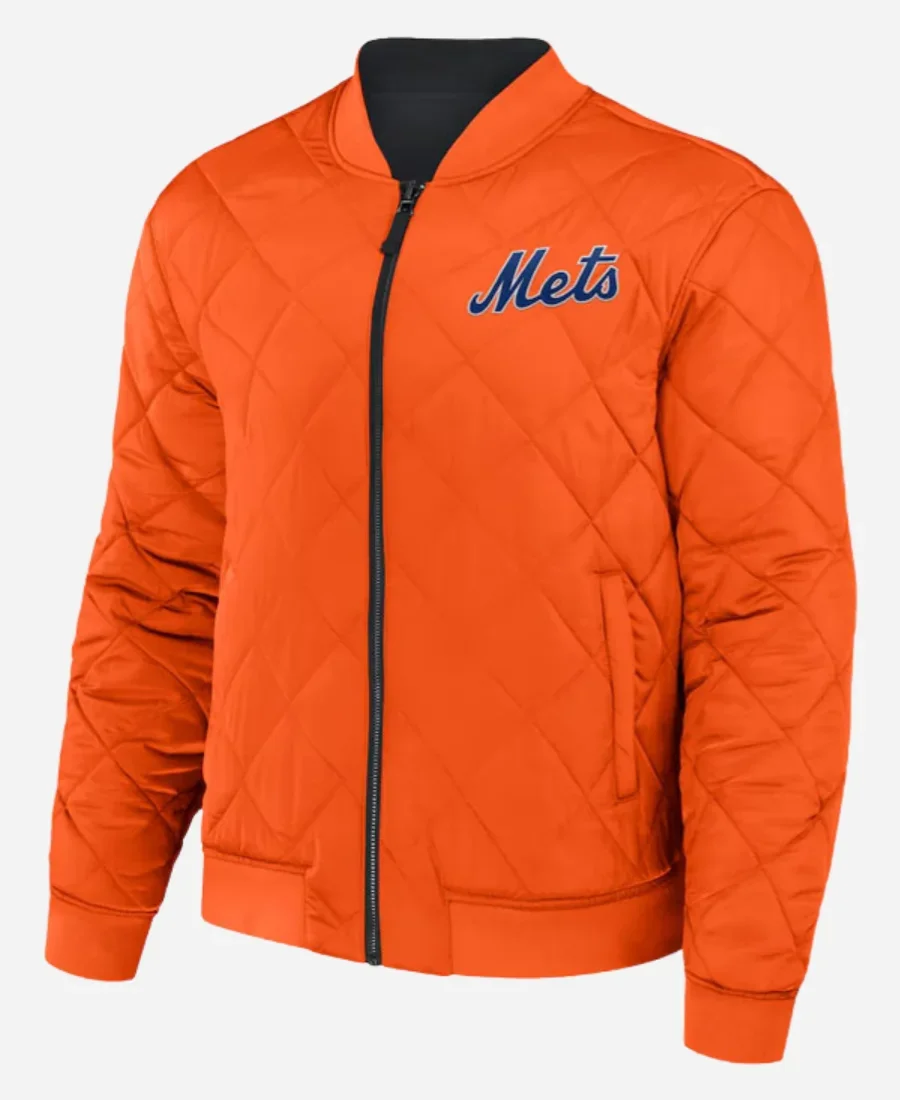 New York Mets Bomber Jacket Front Image