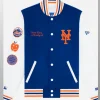 New York Mets Or Nowhere Varsity Jacket Front Image