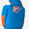Oklahoma City Thunder Hooded Jacket Back Image