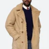 Opus 2025 Mark Anthony Green Suede Leather Jacket Actor Image