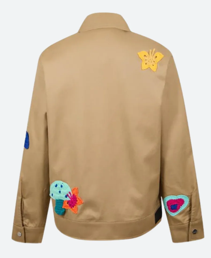 Paris Fashion Week 2025 Joe Burrow Leather Jacket Back Image