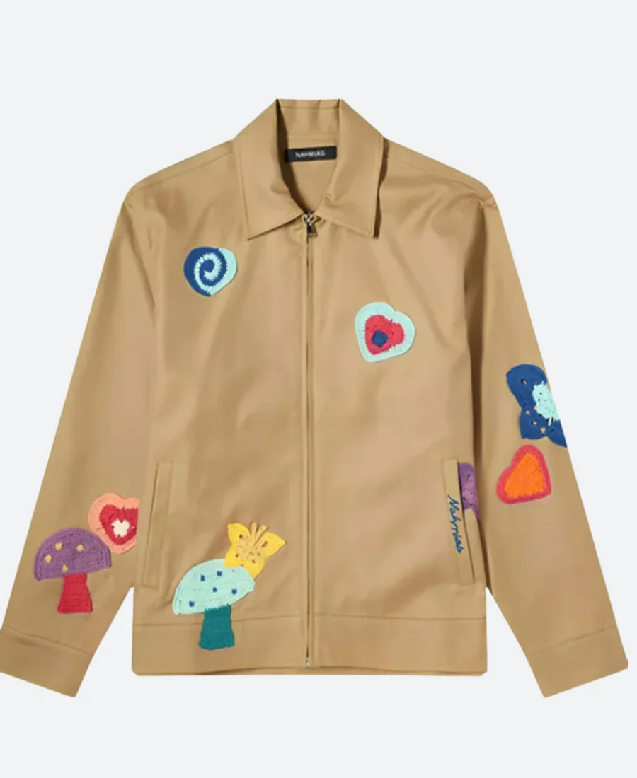 Paris Fashion Week 2025 Joe Burrow Leather Jacket Back Image