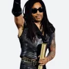People's Choice Awards 2024 Lenny Kravitz Leather Vest