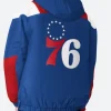 Philadelphia 76ers Hooded Jacket Back Image