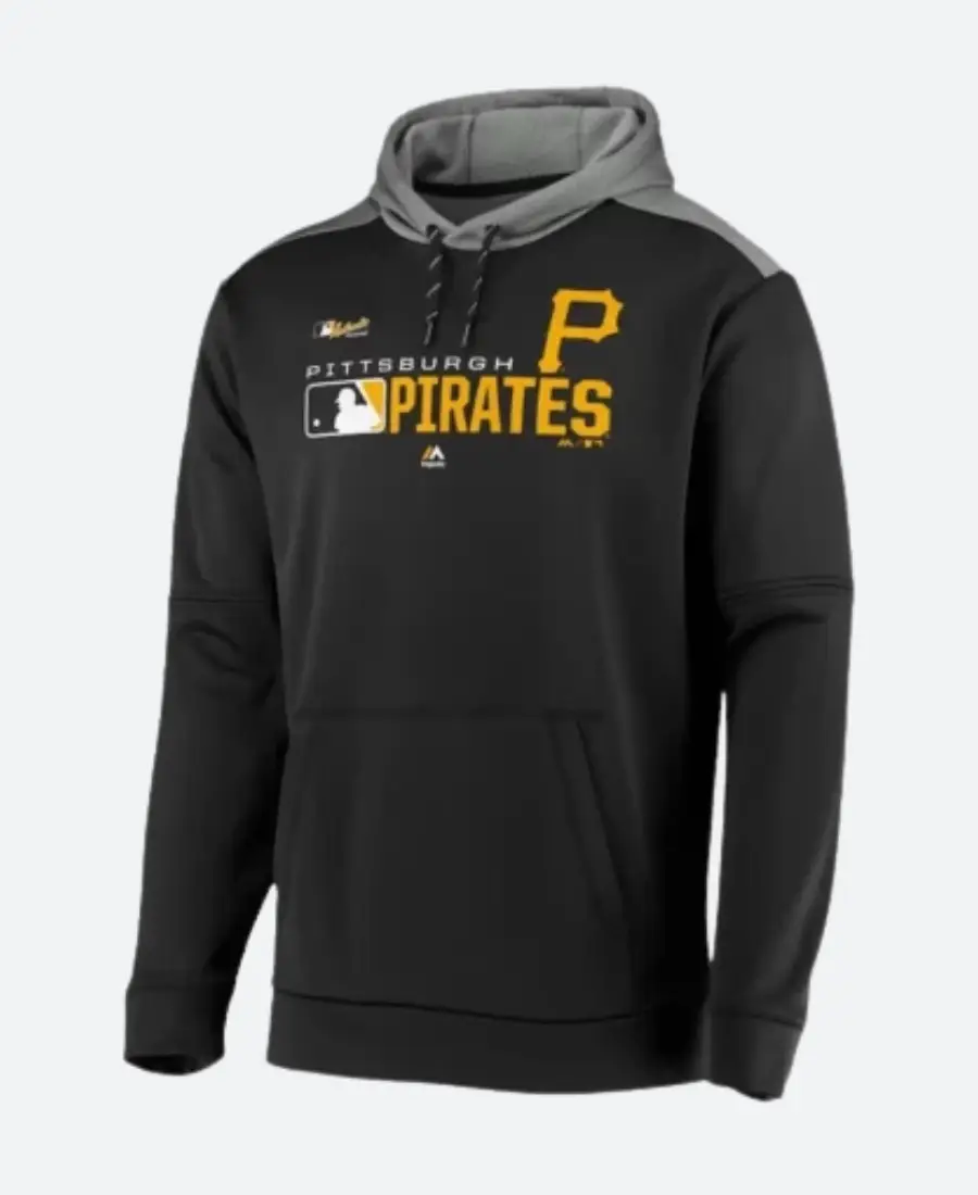 Pittsburgh Pirates Majestic Black Hoodie