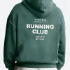 Playa Society Collegiate Hoodie Green Back Image