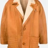 Ragnarok S03 Magne Shearling Leather Jacket Front Image
