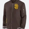 San Diego Padres Bomber Jacket Front Image