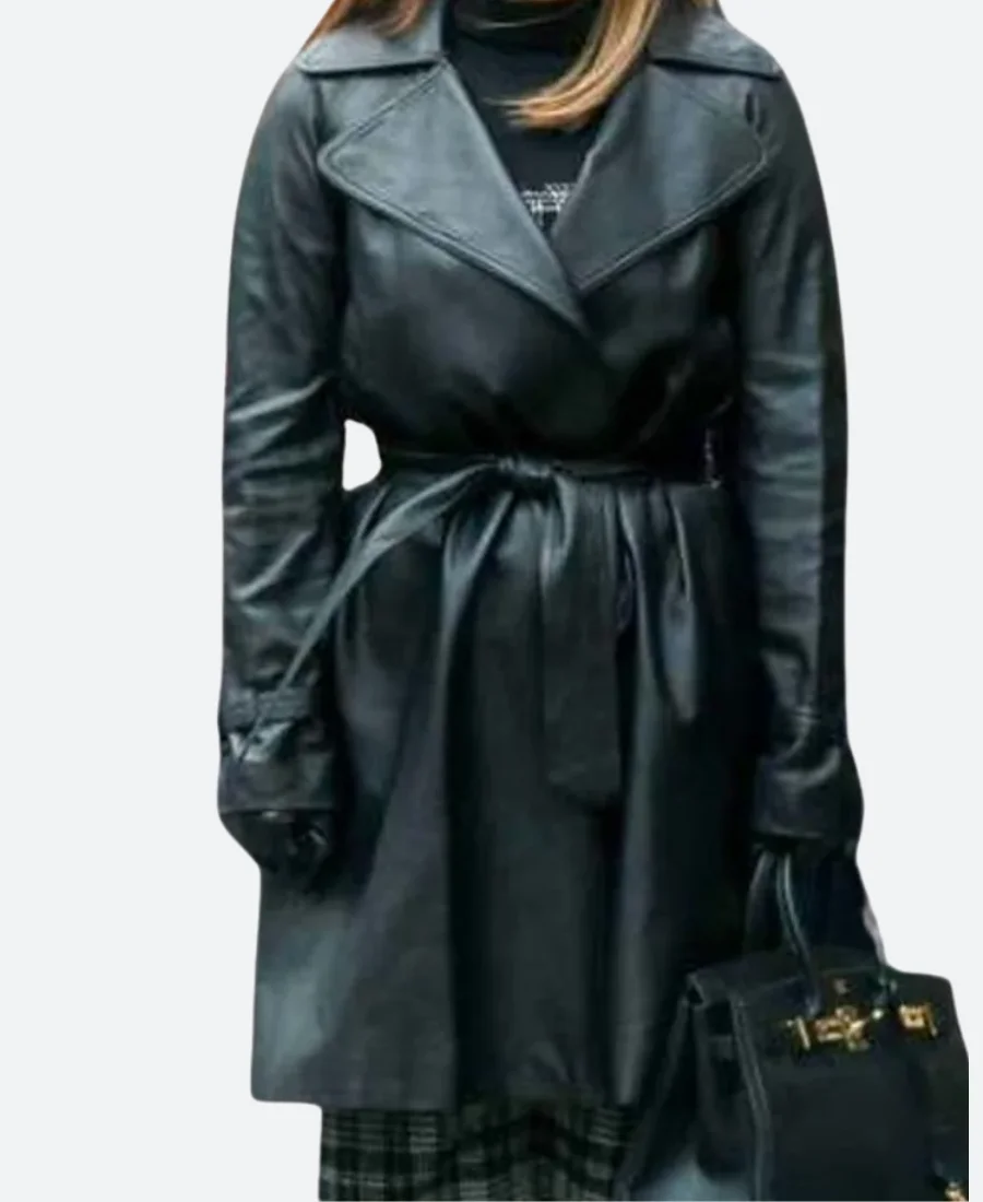 Second Act Maya Leather Coat Front Image