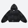 Shinzo Shige 15oz Canvas Clasp Hooded Jacket Front Image