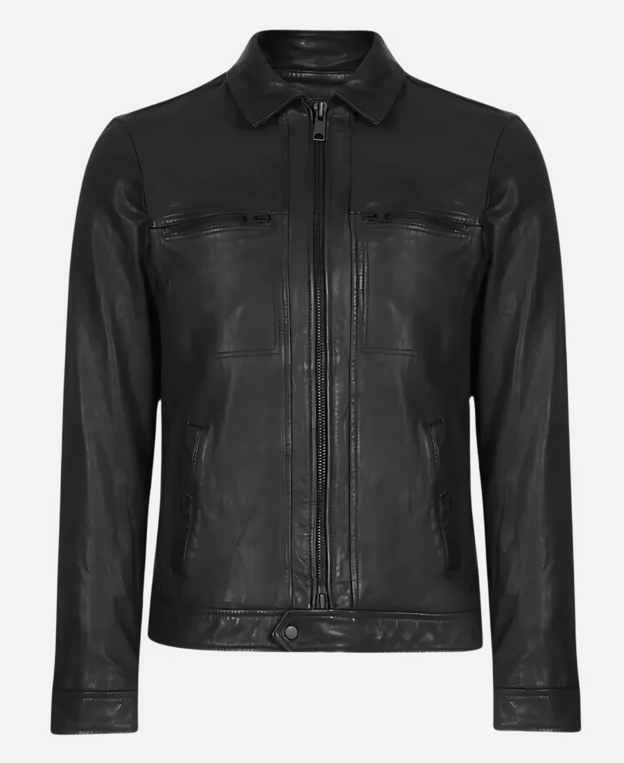 Spy Kids Armageddon Terrence Tango Leather Jacket Front Image