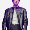 Sunghoon Biker Leather Jacket Actor Image