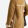 Superman And Lois S02 Lana Lang Suede Leather Coat Back Image