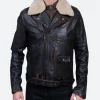 Superman And Lois S02 Sam Lane Leather Jacket Front Image