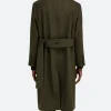 The Brutalist 2025 László Tóth Trench Coat Back Image