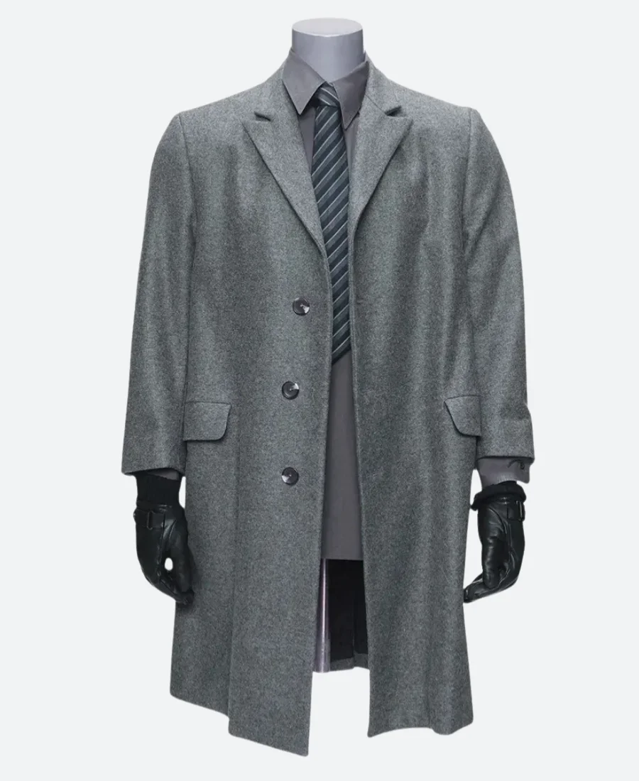 The Fall of the House of Usher Arthur Pym Trench Coat Front IMage
