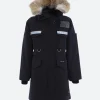 The Finnish Line Elyse Shearling Hooded Jacket Front Image