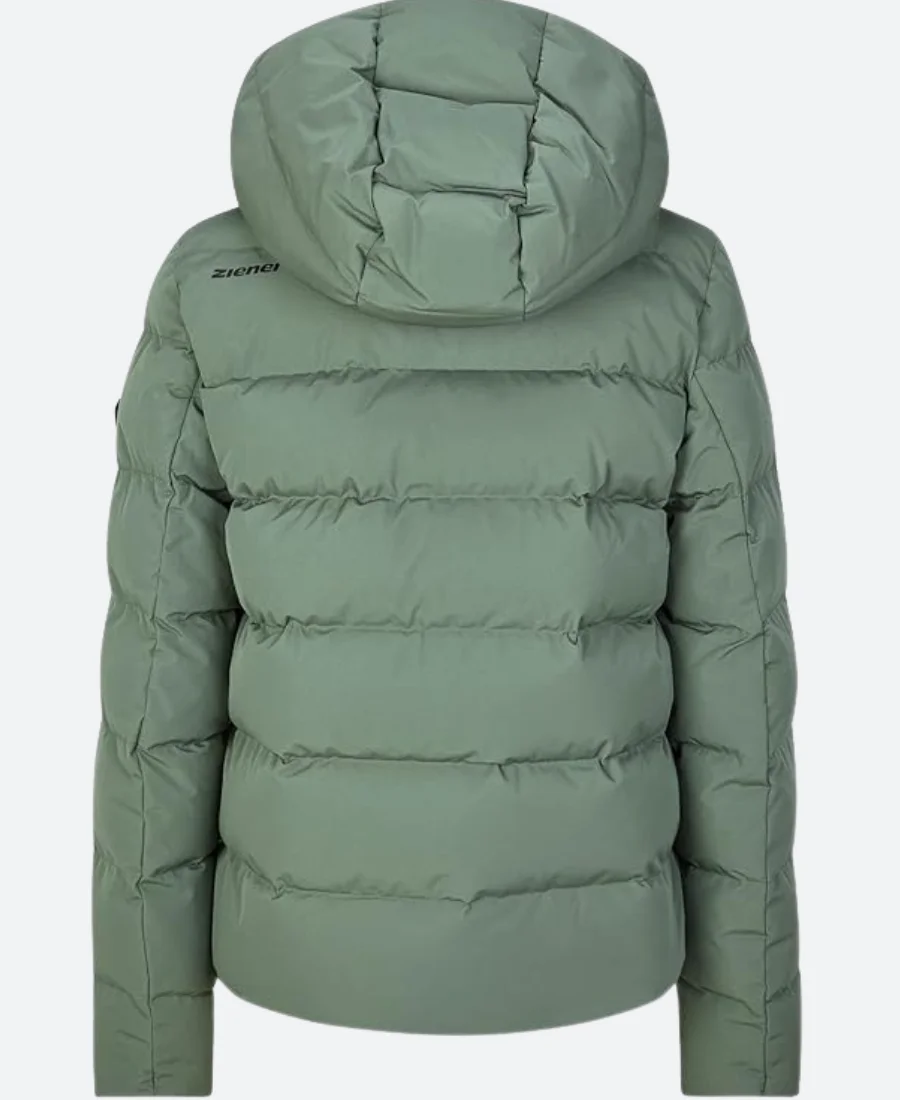 The Recruit S02 Hannah Copeland Puffer Jacket Back Image