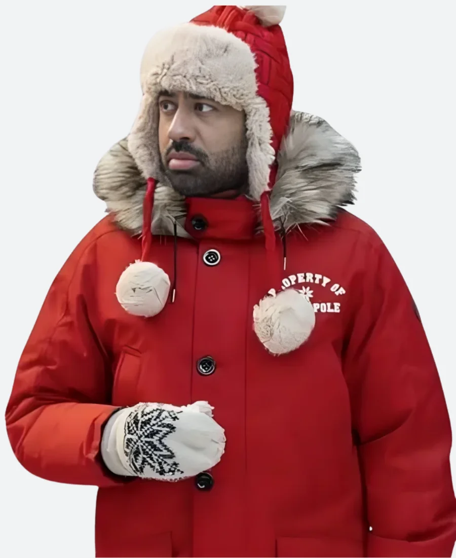 The Santa Clauses S02 Simon Choksi Hooded Jacket Front Image
