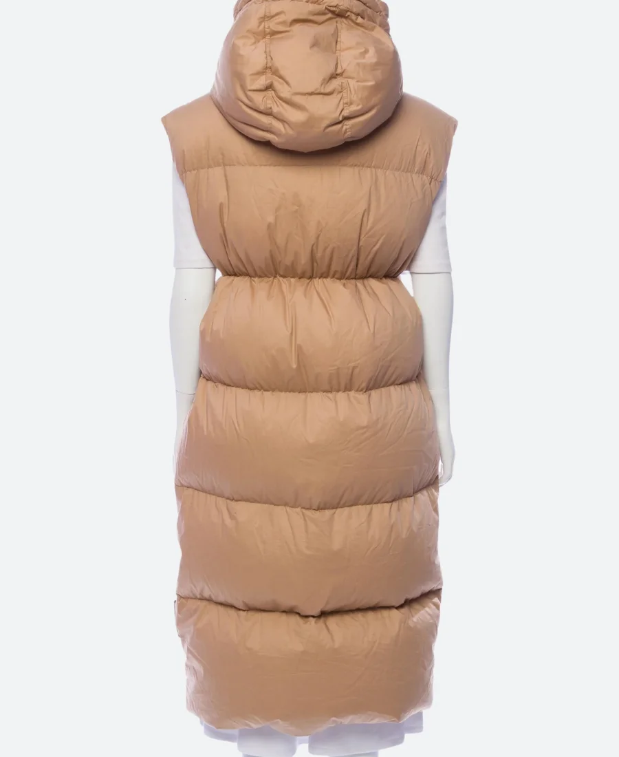 The Studio Maya Hooded Puffer Coat Back Image