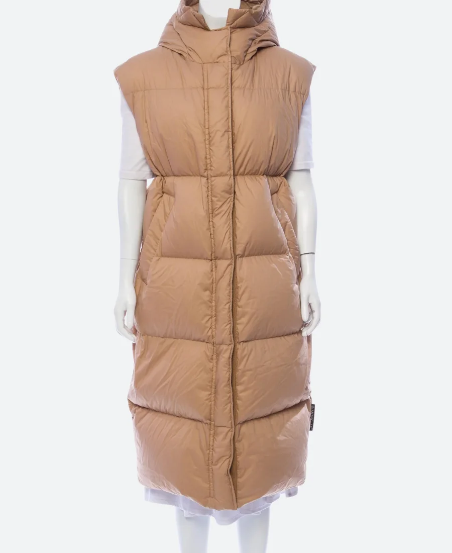 The Studio Maya Hooded Puffer Coat Front Image